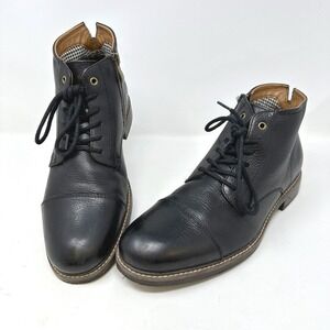 Aston Grey Ybiawen Cap Toe Dress Boots Black‎ Size 9